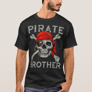 Pirate Brother Shirt Piratenflagge Skull Crossbone