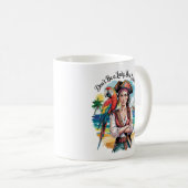 Pirate Buccaneer Beauty on Deck Kaffeetasse (VorderseiteRechts)