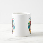 Pirate Buccaneer Beauty on Deck Kaffeetasse (Mittel)