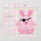 Pirate Bunny Postcard Postkarte (Vorne/Hinten)