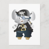 Pirate Bunny Postkarte (Vorderseite)