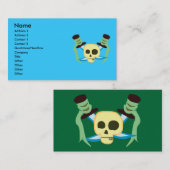 Pirate Business Cards Visitenkarte (Vorne/Hinten)