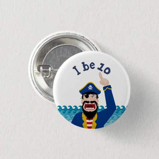 Pirate Button (Vorne & Hinten)