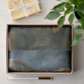 Pirate Captain and Queen | Caribbean Nautical Seidenpapier (Geschenk)