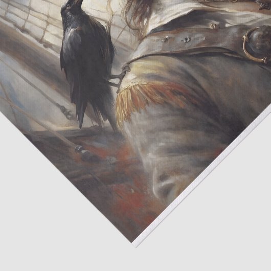 Pirate Captain Bandana Decoupage Seidenpapier (Ausschnitt)