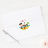 Pirate Captain Birthday Party Stickers (Umschlag)