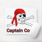 Pirate Captain Cook Mousepad (Mit Mouse)