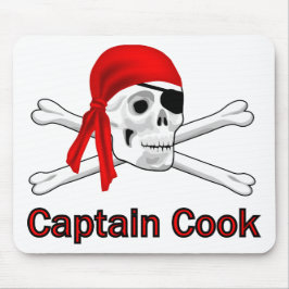 Pirate Captain Cook Mousepad