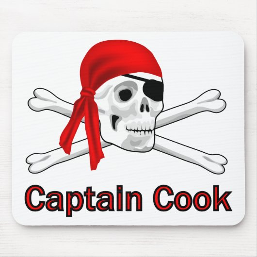 Pirate Captain Cook Mousepad (Vorne)