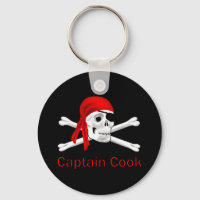 Pirate Captain Cook Schlüsselanhänger