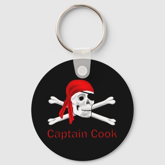 Pirate Captain Cook Schlüsselanhänger (Vorderseite)