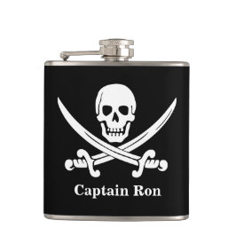 Pirate Captain Custom Liquor Flask Flachmann