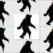 Pirate Captain Hook Hand Sasquatch Stoff (Kachel)
