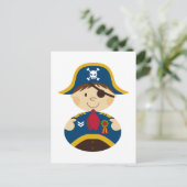 Pirate Captain Postcard Postkarte (Stehend Vorderseite)