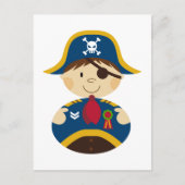 Pirate Captain Postcard Postkarte (Vorderseite)