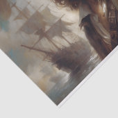 Pirate Captain Raven Decoupage Seidenpapier (Ausschnitt)