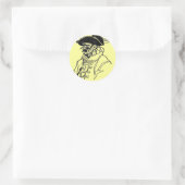Pirate Captain Sticker (Tasche)