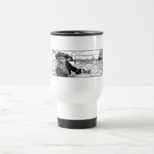 Pirate Captain Travel Mug Reisebecher
