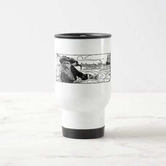Pirate Captain Travel Mug Reisebecher (Mittel)