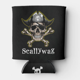 PIRATE CARRIBEAN SKULL Scallywag kann kühlen Dosenkühler