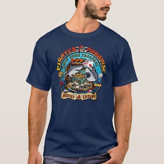 Pirate Casino T - Shirt (Vorderseite)