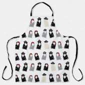 Pirate Cat Allover Print Schürze (Vorderseite)