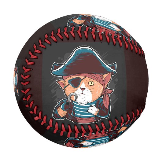 Pirate Cat Baseball