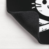 Pirate Cat Crossbones Cat Lover Cats Kitten Eigent Mousepad (Ecke)