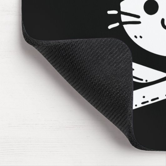 Pirate Cat Crossbones Cat Lover Cats Kitten Eigent Mousepad (Ecke)