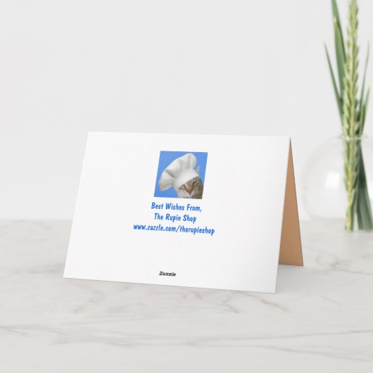 Pirate Cat Happy Halloween Karte (Rückseite)