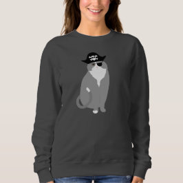 Pirate Cat Long Sleeve Shirt