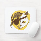 Pirate Cat Mousepad (Mit Mouse)
