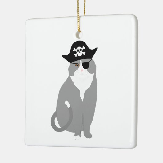 Pirate Cat Ornament (Links)