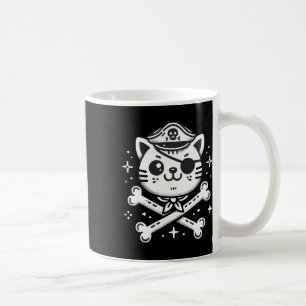 Pirate Cat Pirate Crew Geburtstagsparty Matching Kaffeetasse