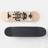 Pirate Cat Skateboard (Horizontal)