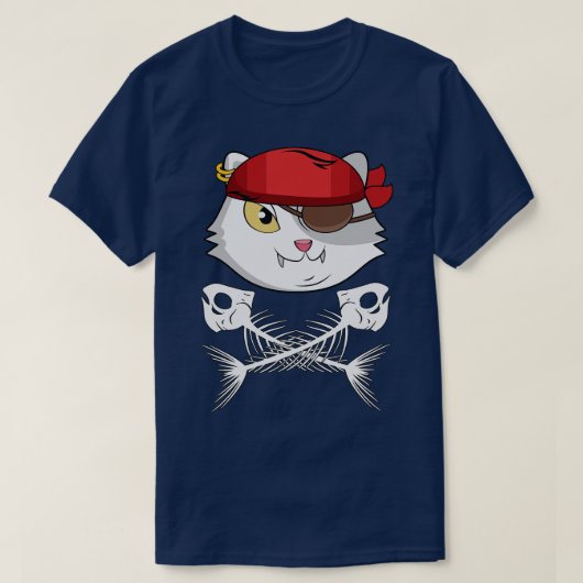 Pirate Cat T-Shirt (Design vorne)