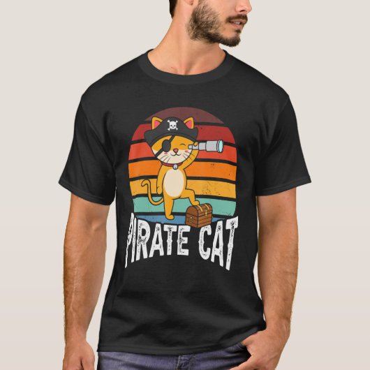 Pirate Cat T-Shirt (Vorderseite)