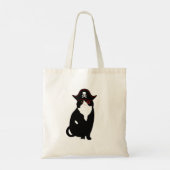 Pirate Cat Tote Bag Tragetasche (Rückseite)