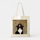 Pirate Cat Tote Bag Tragetasche (Rückseite)