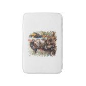 Pirate Cat Treasure Badematte (Vorderseite Vertikal)