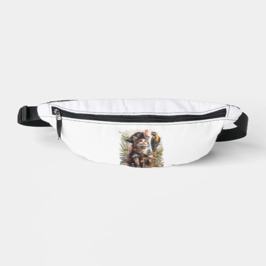 Pirate Cat Treasure Bauchtasche (Vorderseite)