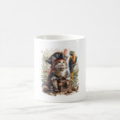 Pirate Cat Treasure Kaffeetasse (Mittel)