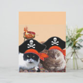 PIRATE CATS, sprechen wie ein Piratentag (Stehend Vorderseite)