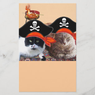 PIRATE CATS, sprechen wie ein Piratentag Briefpapier