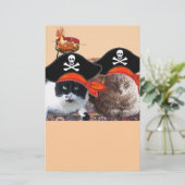 PIRATE CATS, sprechen wie ein Piratentag Briefpapier (Stehend Vorderseite)
