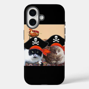 PIRATE CATS, sprechen wie ein Piratentag iPhone 16 Hülle