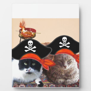 PIRATE CATS, sprechen wie ein Piratentag Fotoplatte