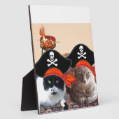 PIRATE CATS, sprechen wie ein Piratentag Fotoplatte (Seite)