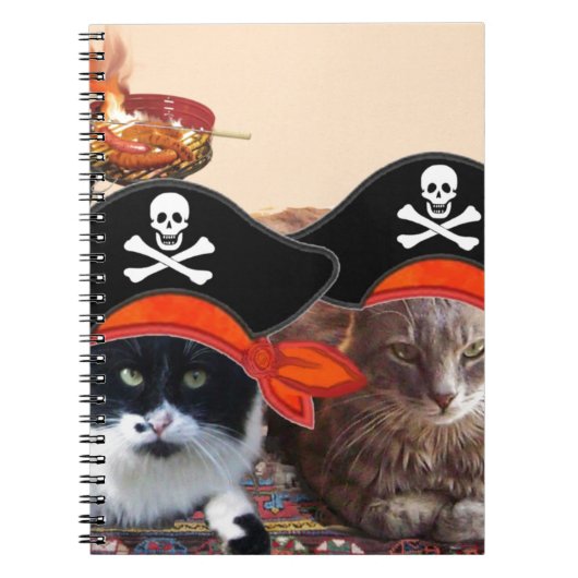 PIRATE CATS, sprechen wie ein Piratentag Notizblock (Vorderseite)