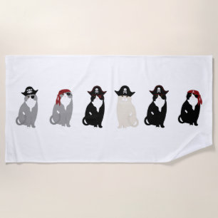 Pirate Cats Strandtuch